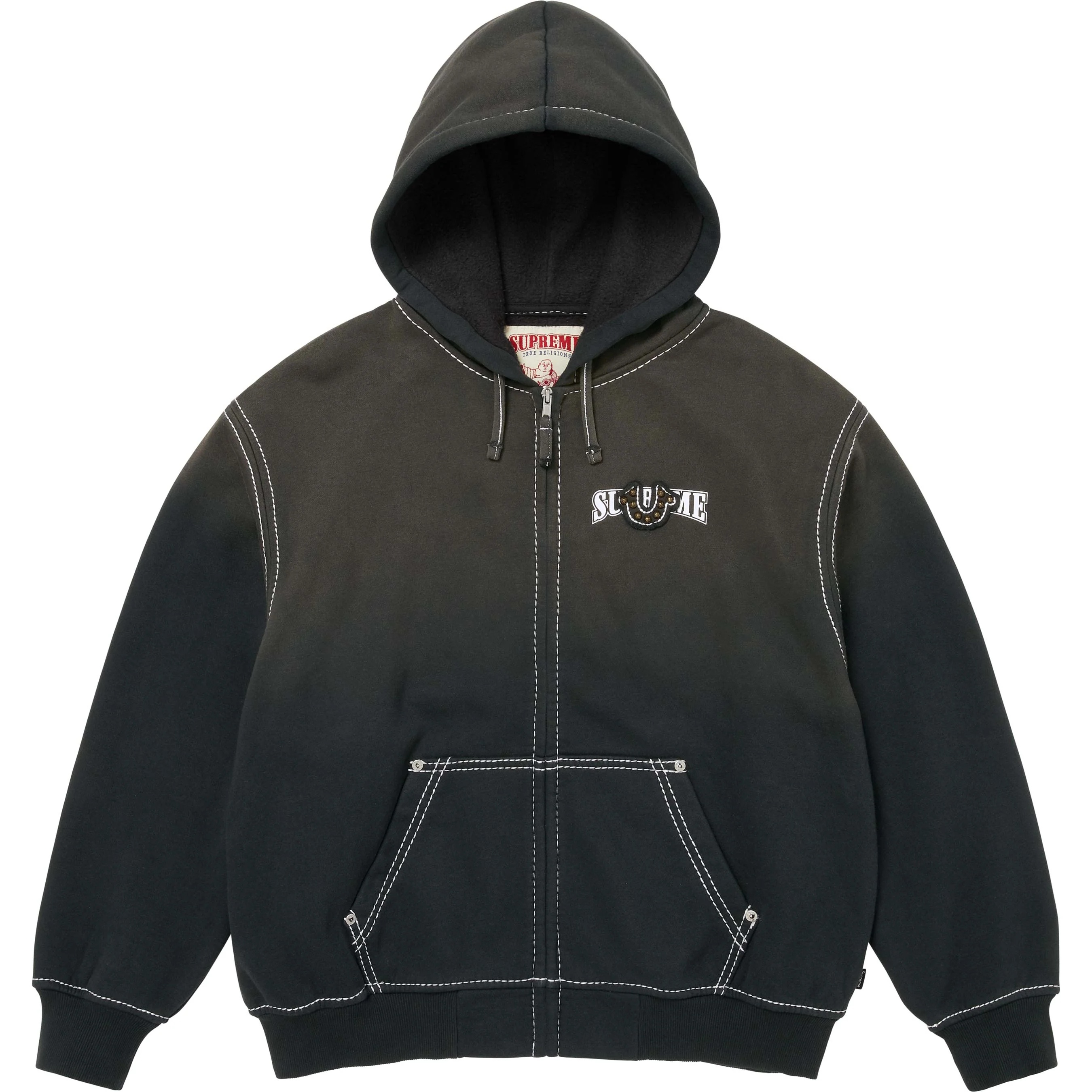Supreme®/True Religion® Zip Up Hooded Sweatshirt view 13